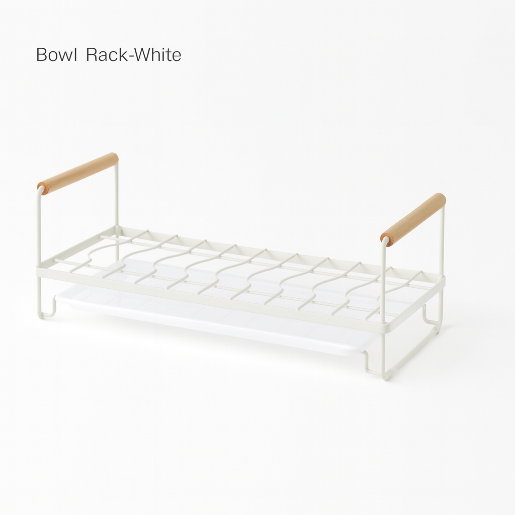 Rack escorredor de louças
Organizador de cozinha sem perfuração, ideal para secagem e armazenamento de tigelas e utensílios. Perfeito para bancadas ou armários domésticos.